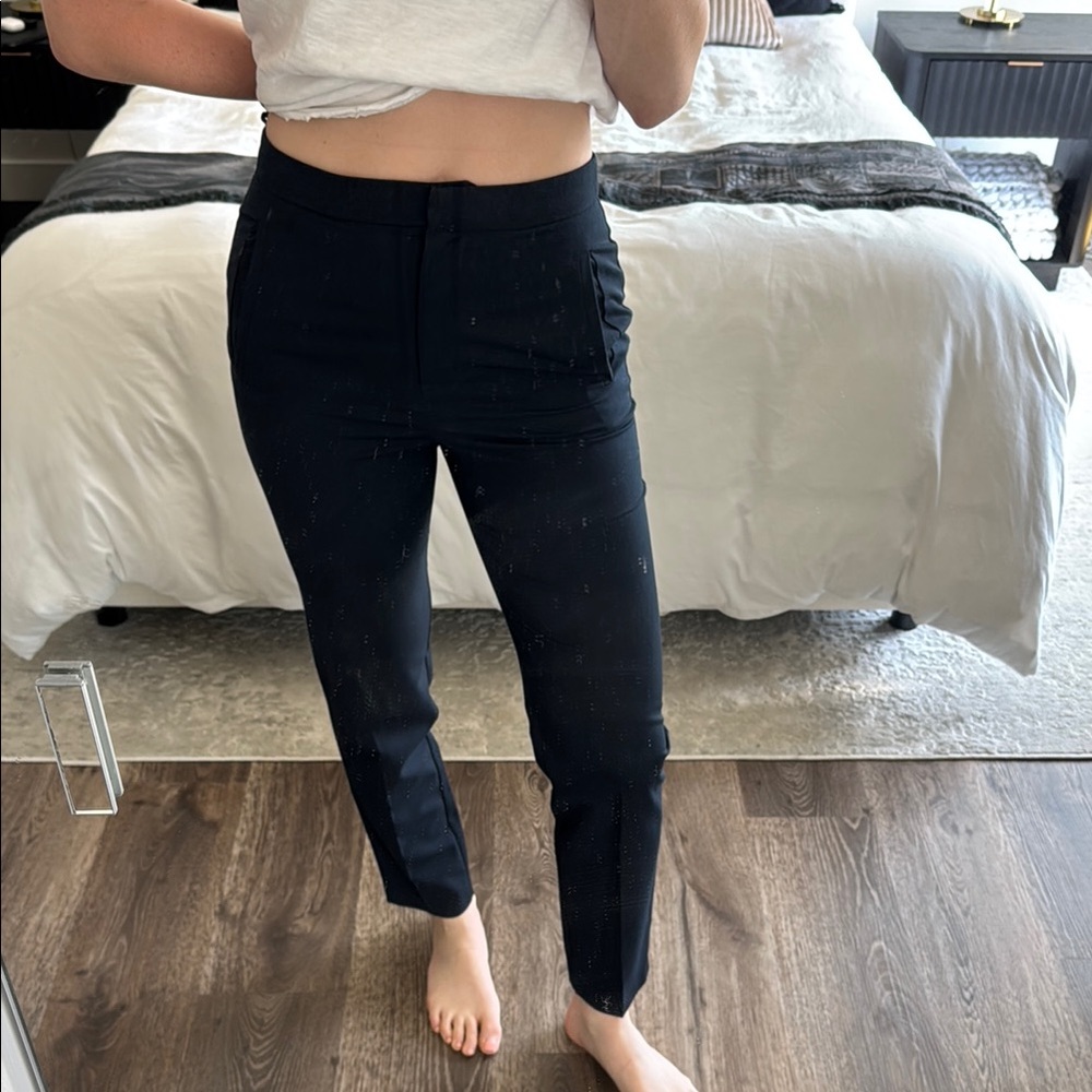 Navy Top Shop Pants